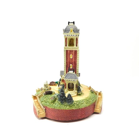 Liberty Falls Bell Tower Music Box Musical Figurine AH333 Works! SEE VIDEO - Picture 6 of 10